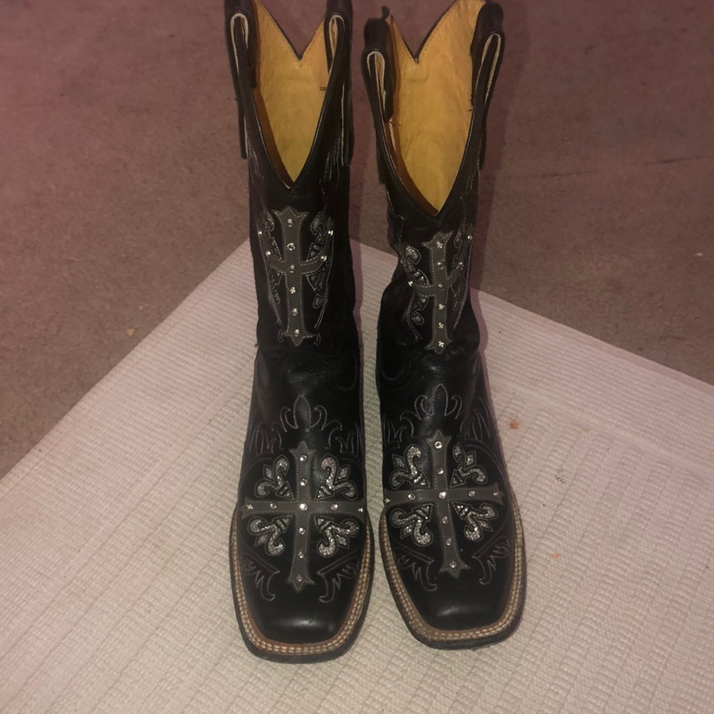 🤎Black Cowgirl Boots🤎